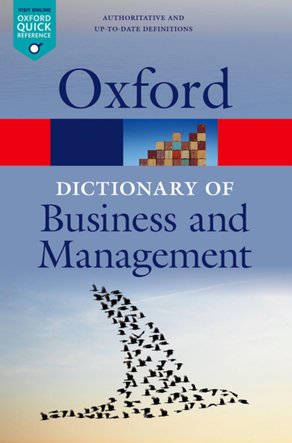 Big bigCover of A Dictionary of Business and Management