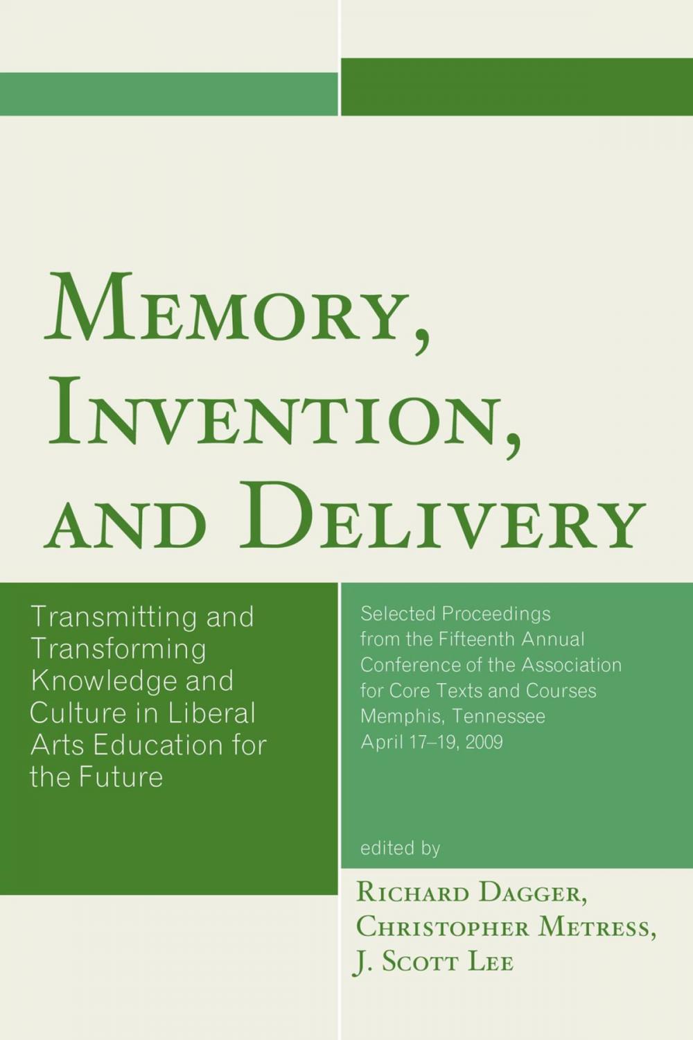 Big bigCover of Memory, Invention, and Delivery