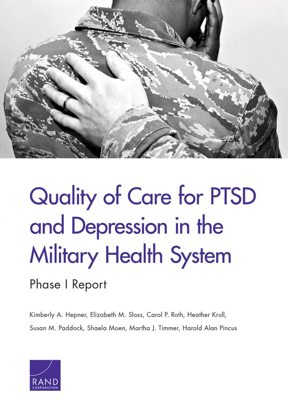 Big bigCover of Quality of Care for PTSD and Depression in the Military Health System