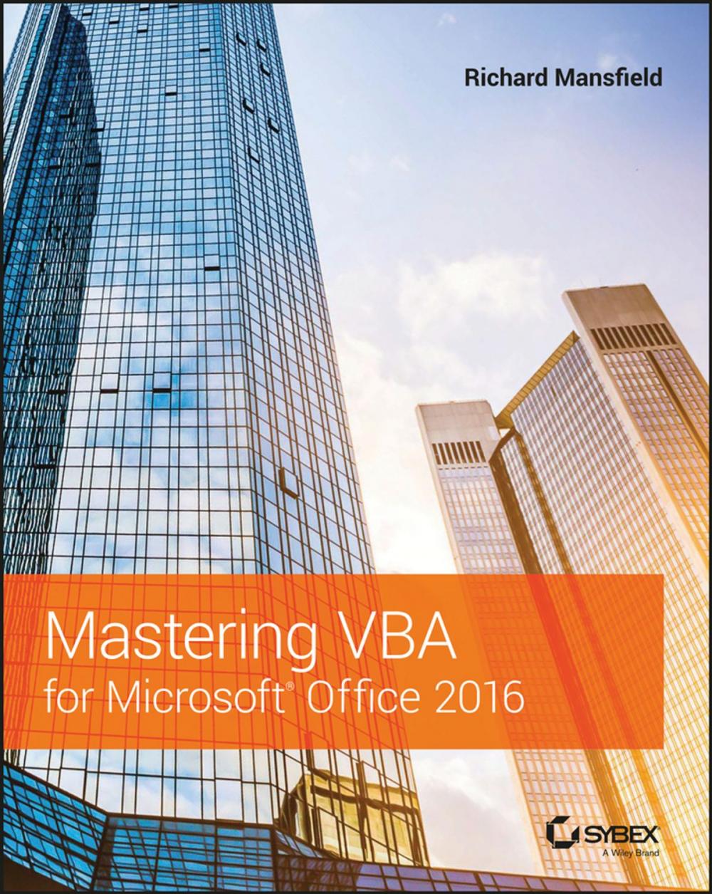 Big bigCover of Mastering VBA for Microsoft Office 2016
