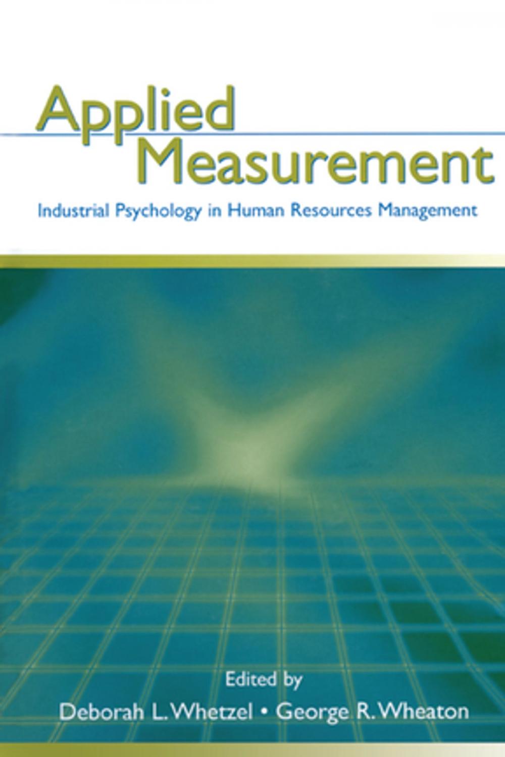 Big bigCover of Applied Measurement