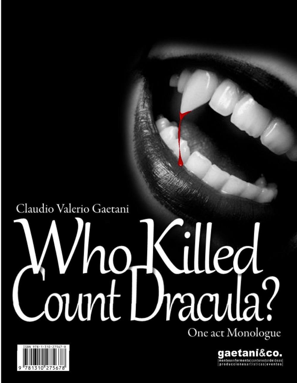 Big bigCover of Who Killed Count Dracula?