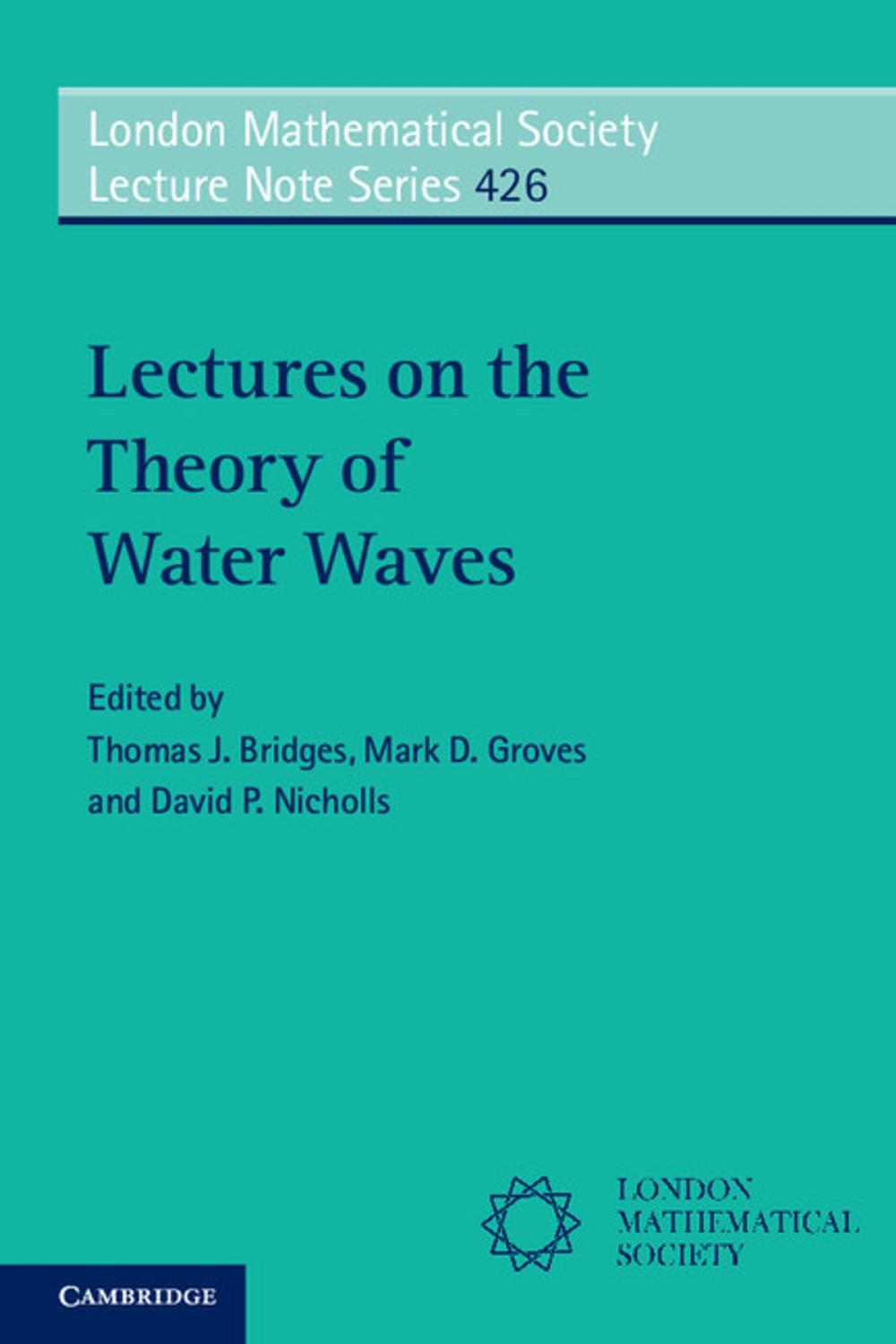 Big bigCover of Lectures on the Theory of Water Waves