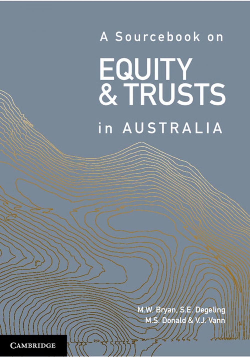 Big bigCover of A Sourcebook on Equity and Trusts in Australia