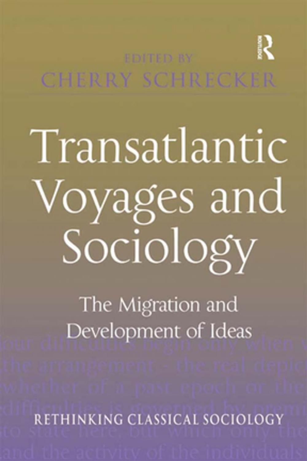 Big bigCover of Transatlantic Voyages and Sociology