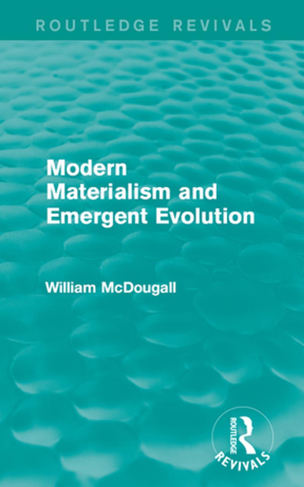 Big bigCover of Modern Materialism and Emergent Evolution