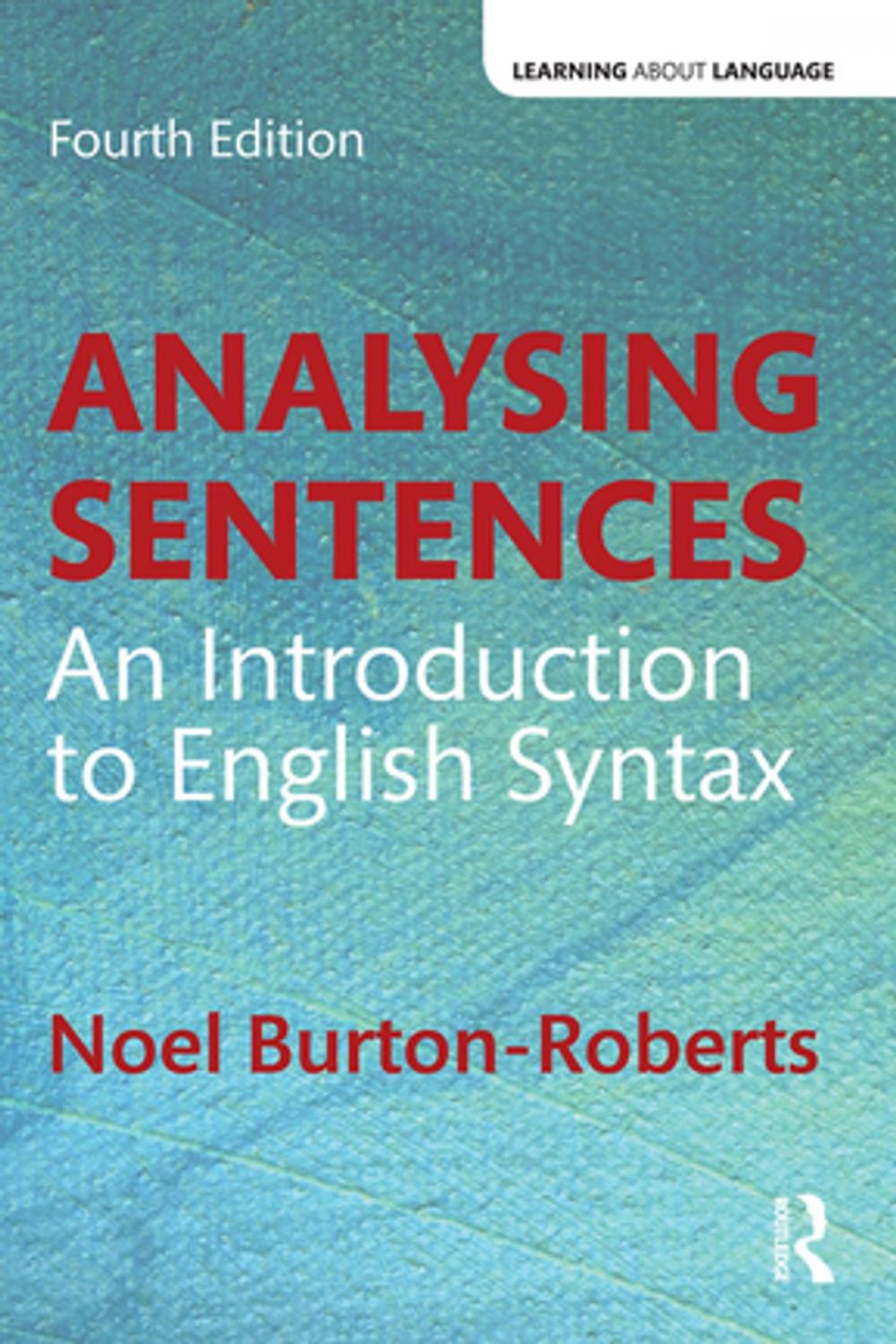 Big bigCover of Analysing Sentences