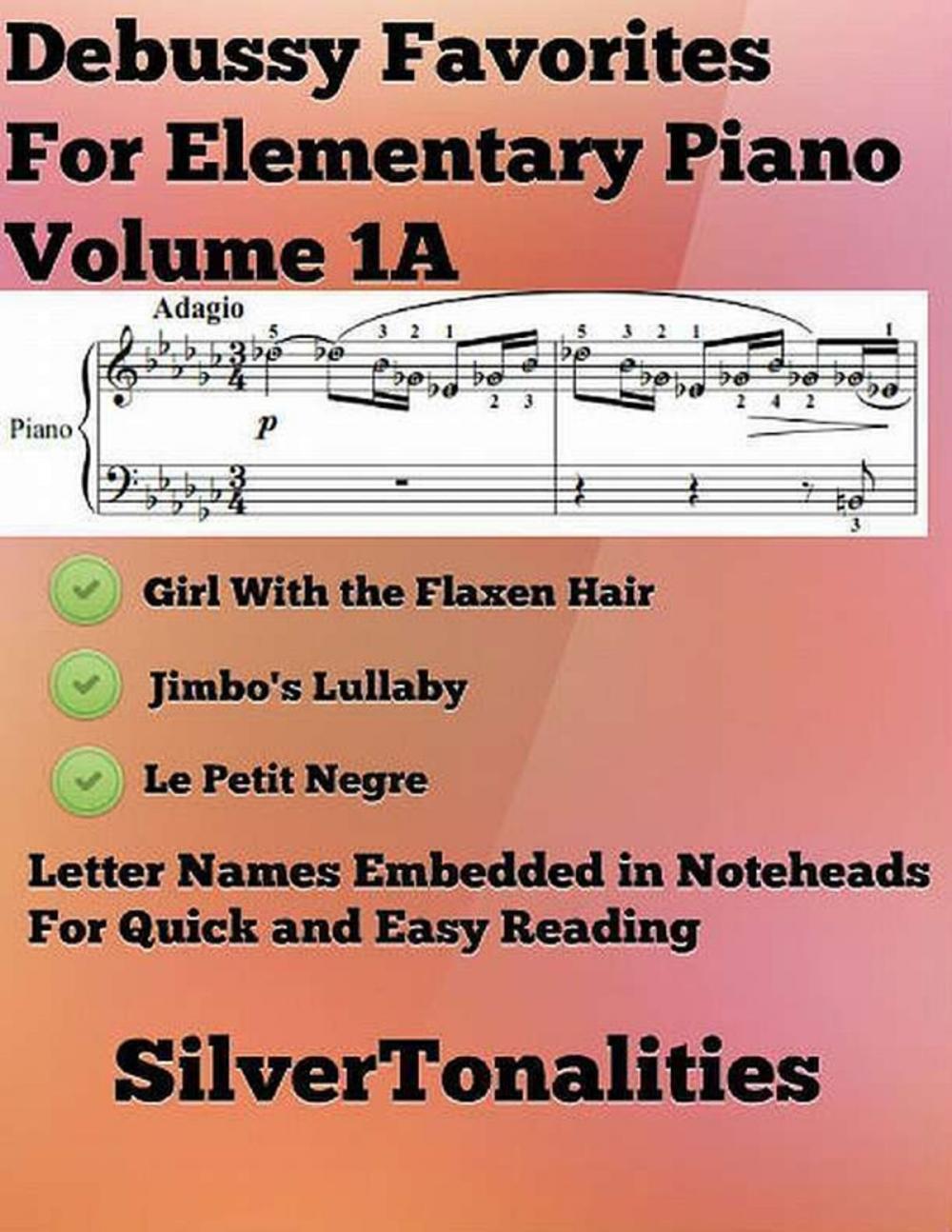 Big bigCover of Debussy Favorites for Elementary Piano Volume 1 A