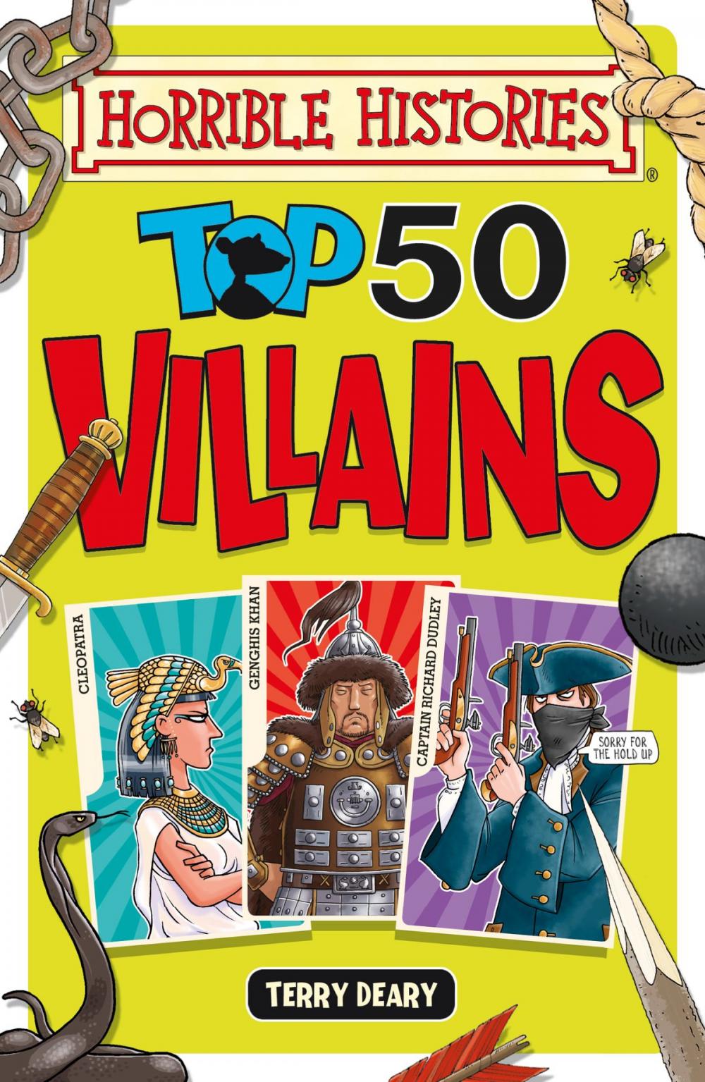 Big bigCover of Horrible Histories: Top 50 Villains