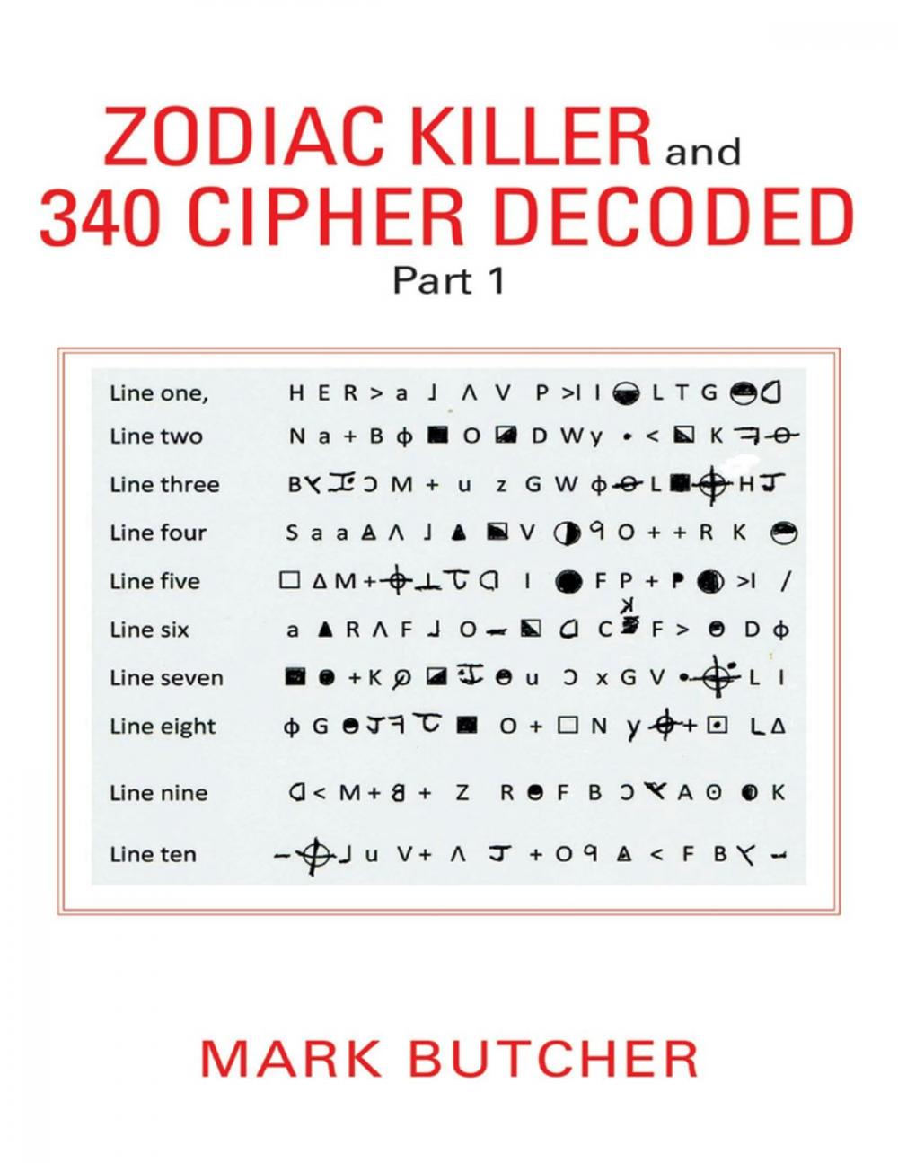 Big bigCover of Zodiac Killer and 340 Cipher Decoded: Part 1