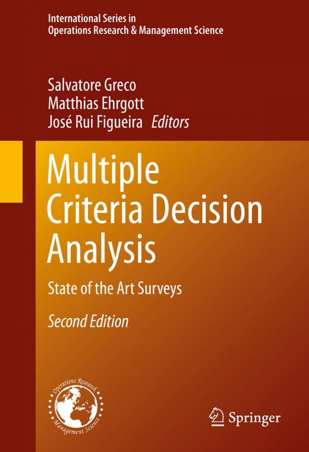 Big bigCover of Multiple Criteria Decision Analysis