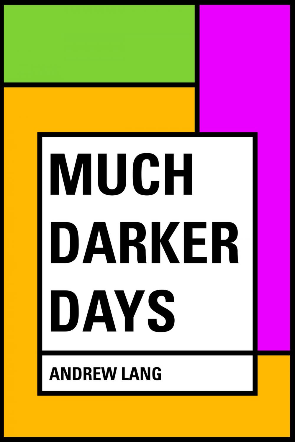 Big bigCover of Much Darker Days