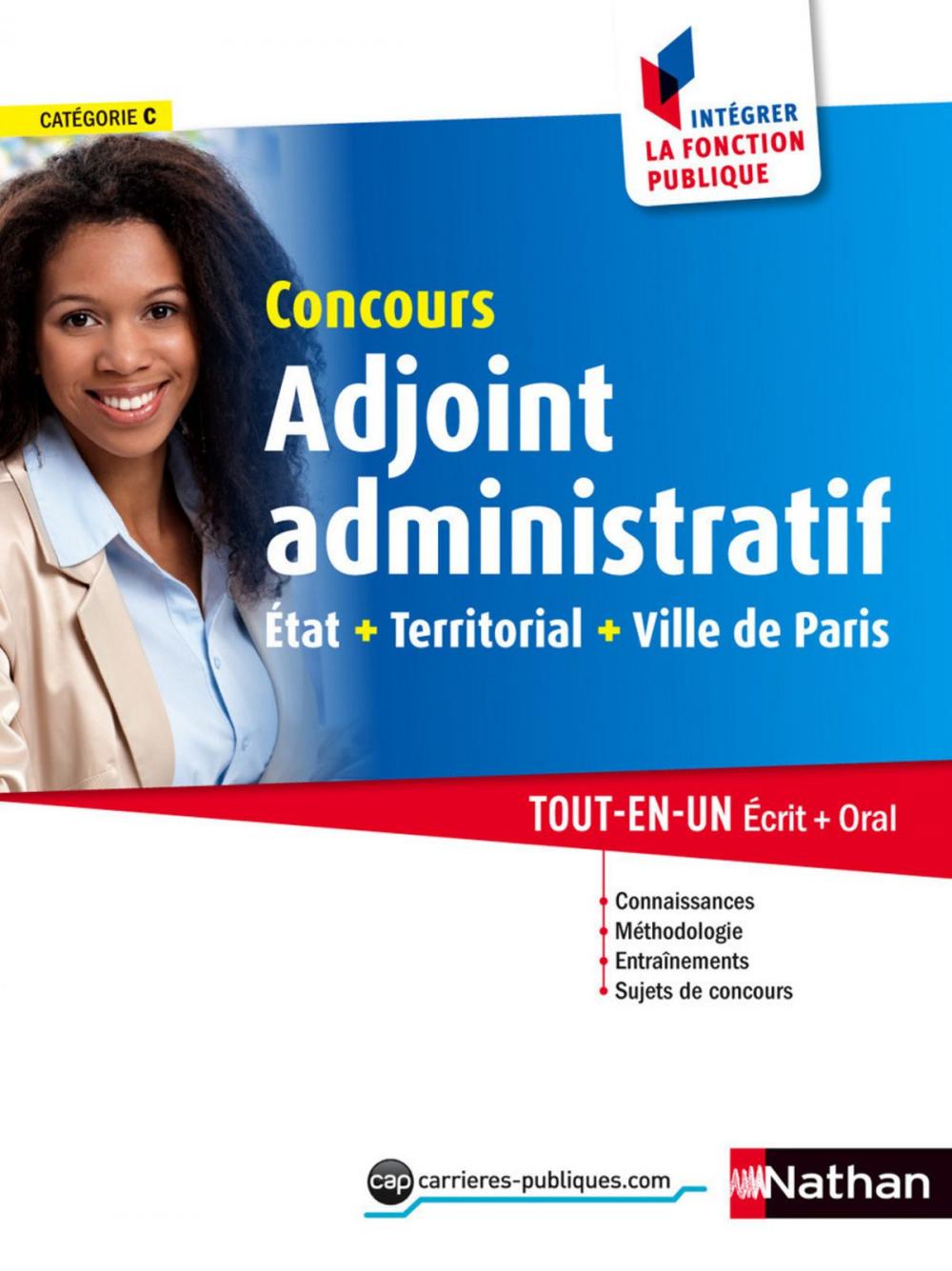 Big bigCover of Adjoint administratif - Etat, Territorial, Ville de Paris