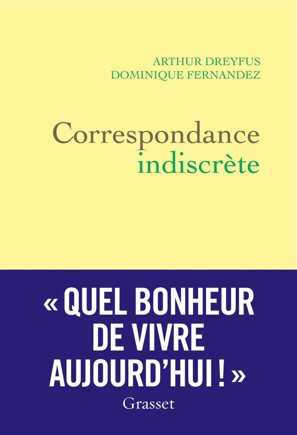 Big bigCover of Correspondance indiscrète