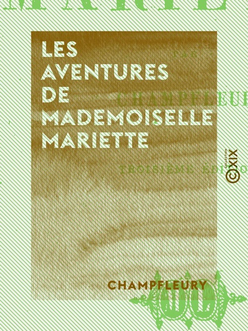 Big bigCover of Les Aventures de mademoiselle Mariette