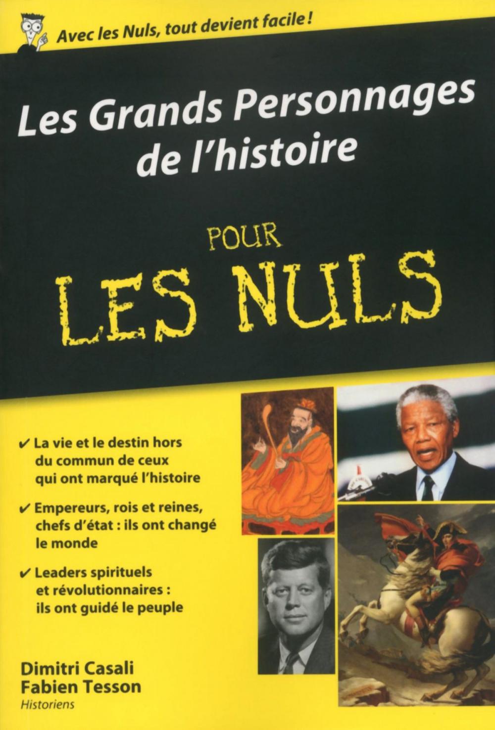 Big bigCover of Les Grands Personnages de l'histoire pour les Nuls poche