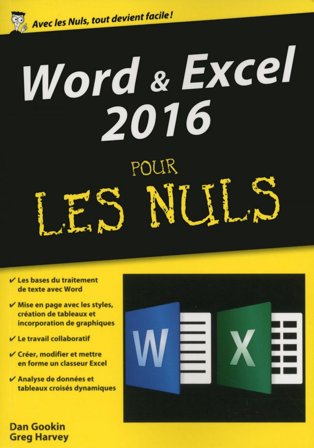 Big bigCover of Word & Excel 2016, mégapoche pour les Nuls