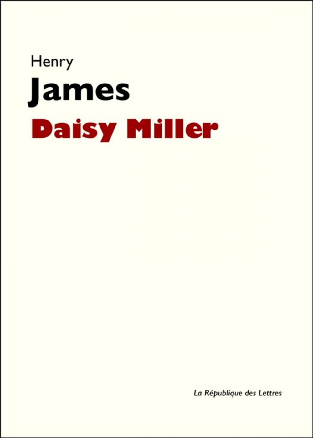 Big bigCover of Daisy Miller