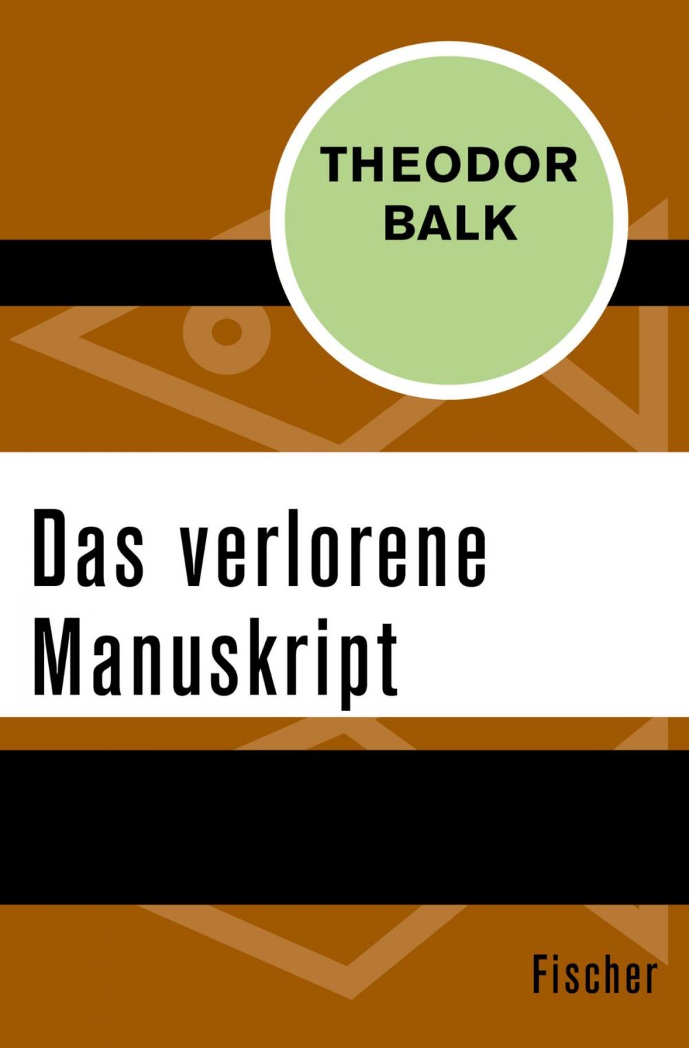 Big bigCover of Das verlorene Manuskript