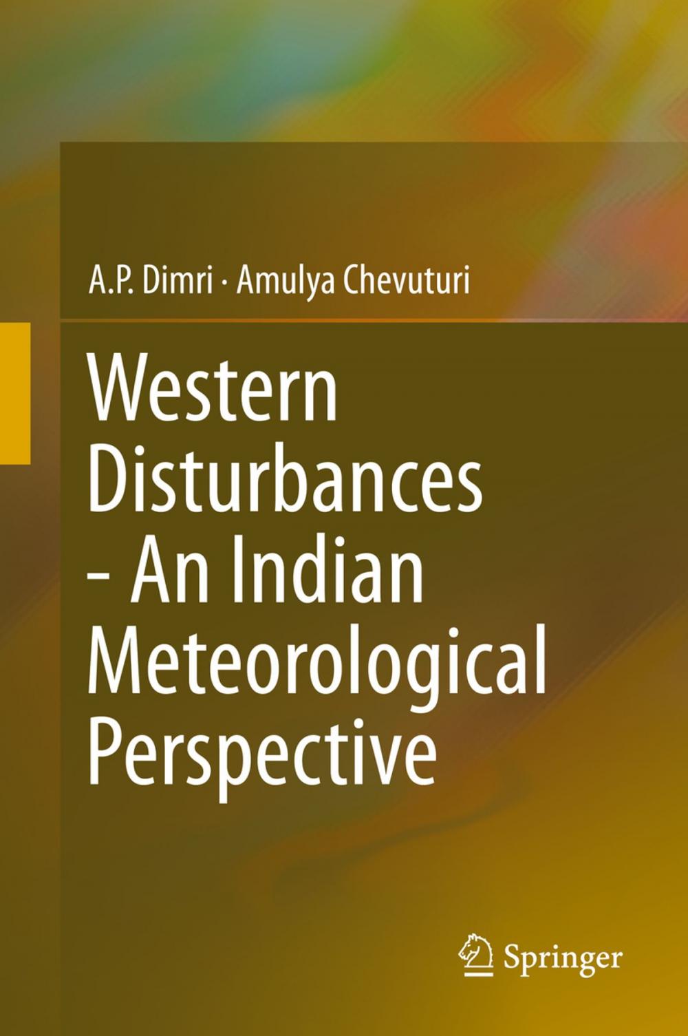 Big bigCover of Western Disturbances - An Indian Meteorological Perspective