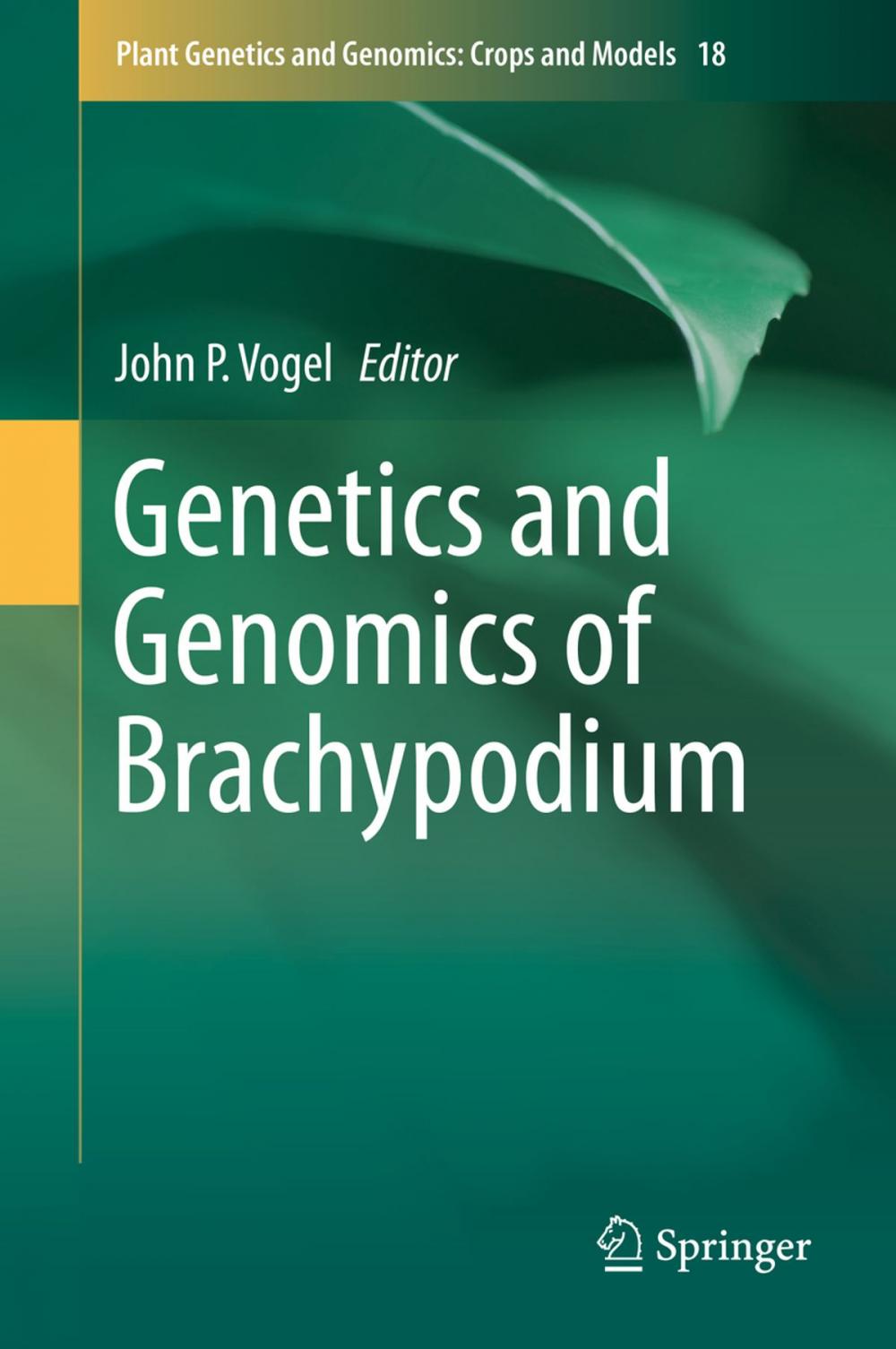 Big bigCover of Genetics and Genomics of Brachypodium