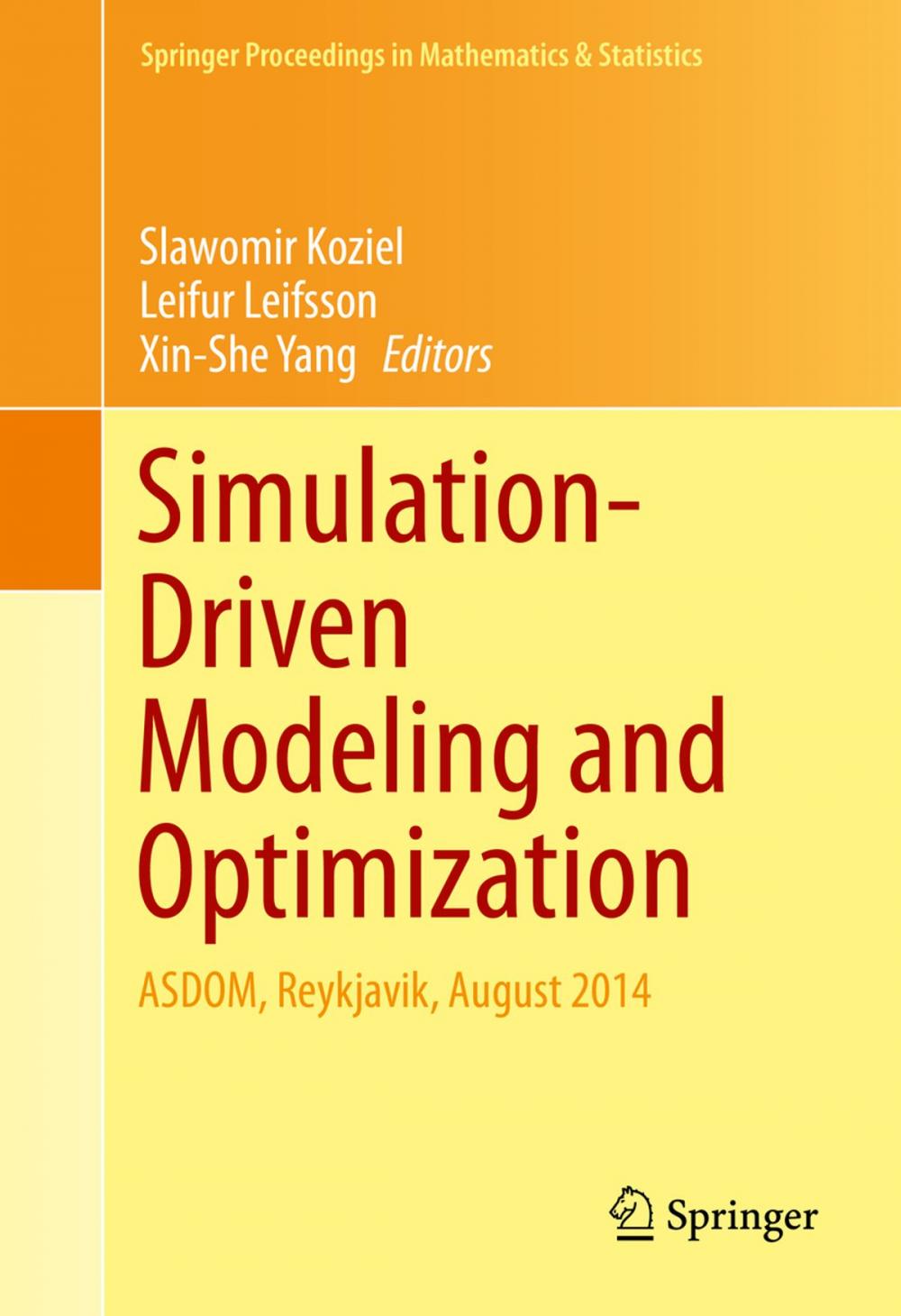 Big bigCover of Simulation-Driven Modeling and Optimization