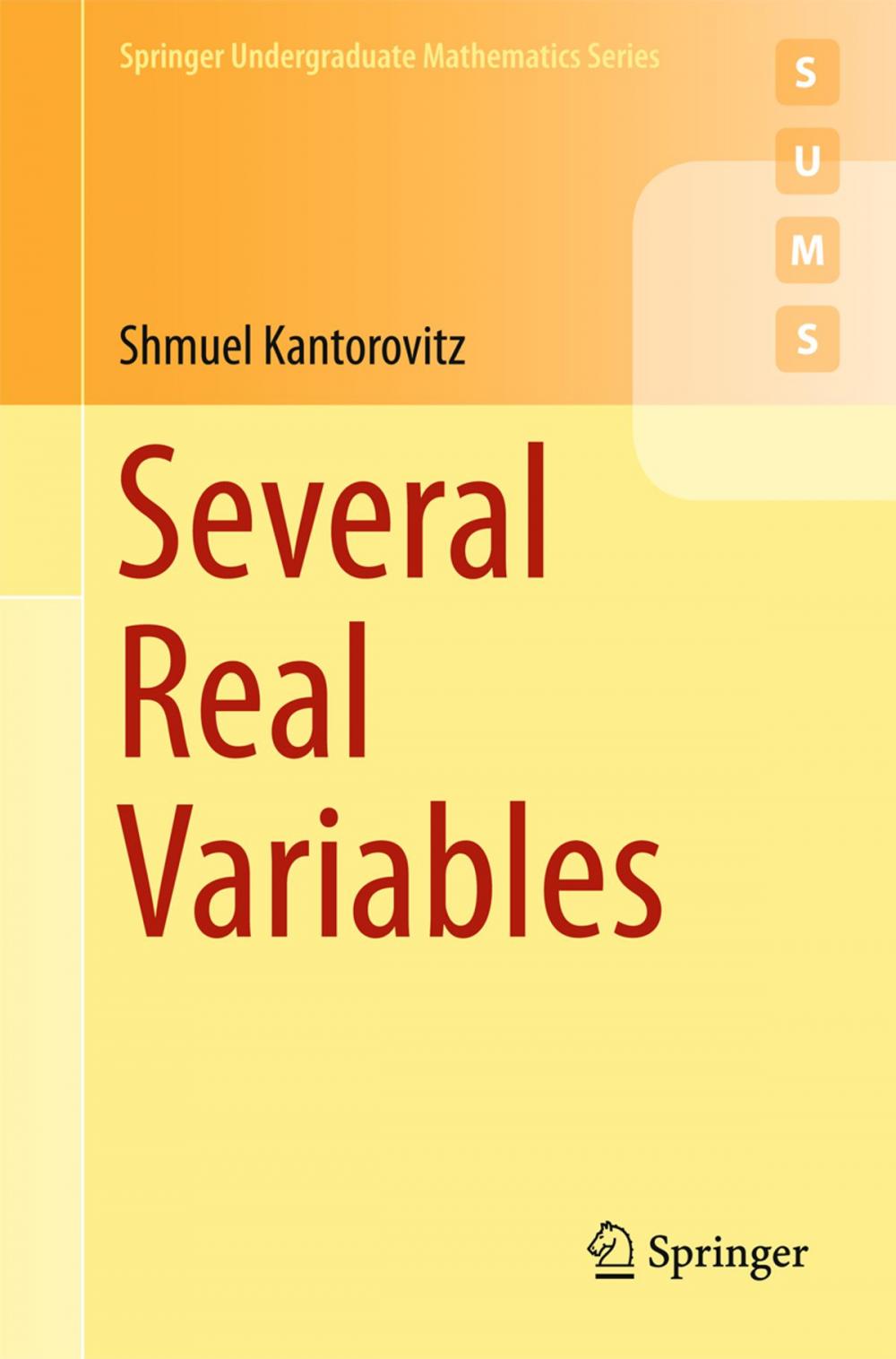 Big bigCover of Several Real Variables