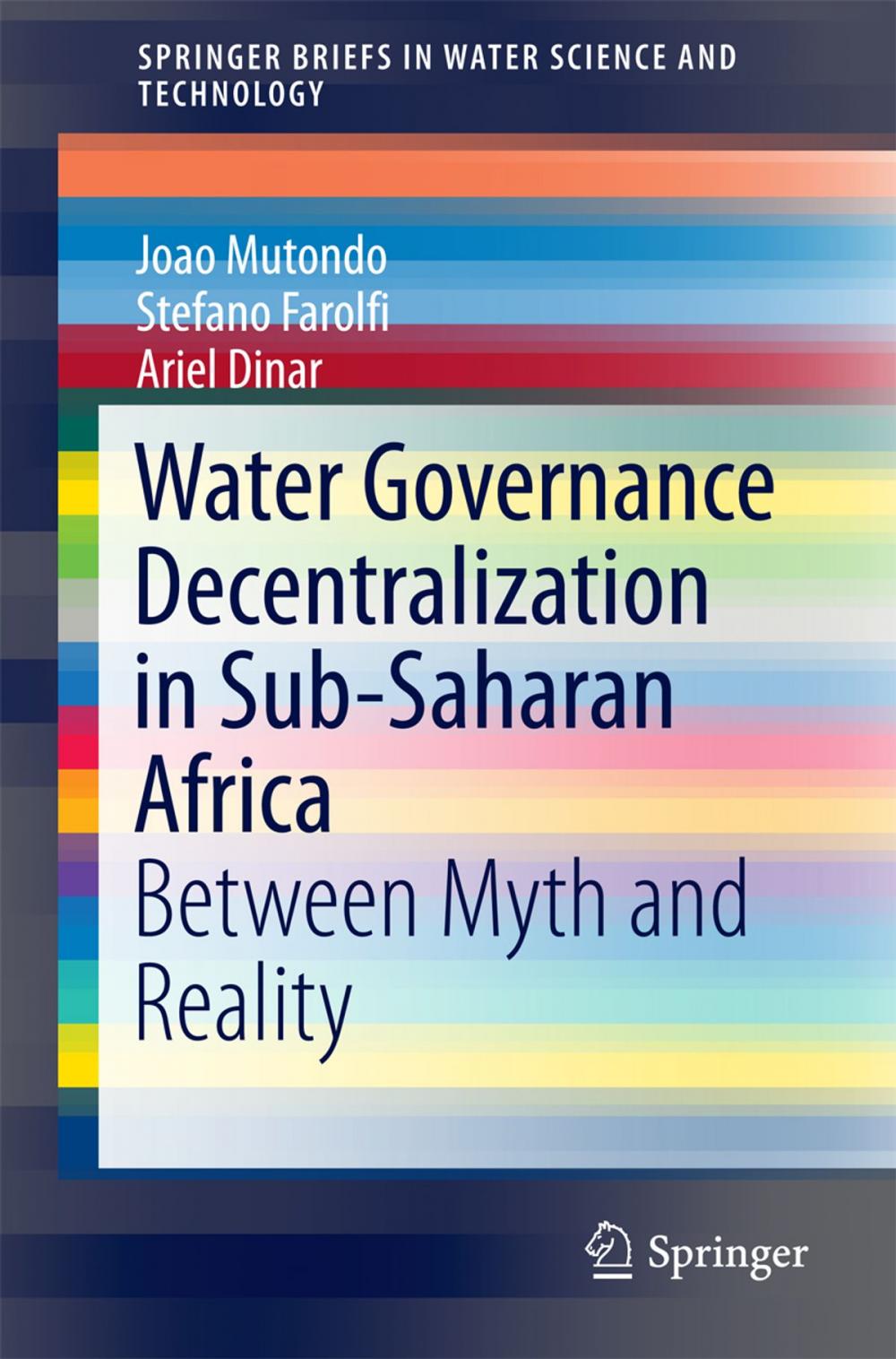 Big bigCover of Water Governance Decentralization in Sub-Saharan Africa