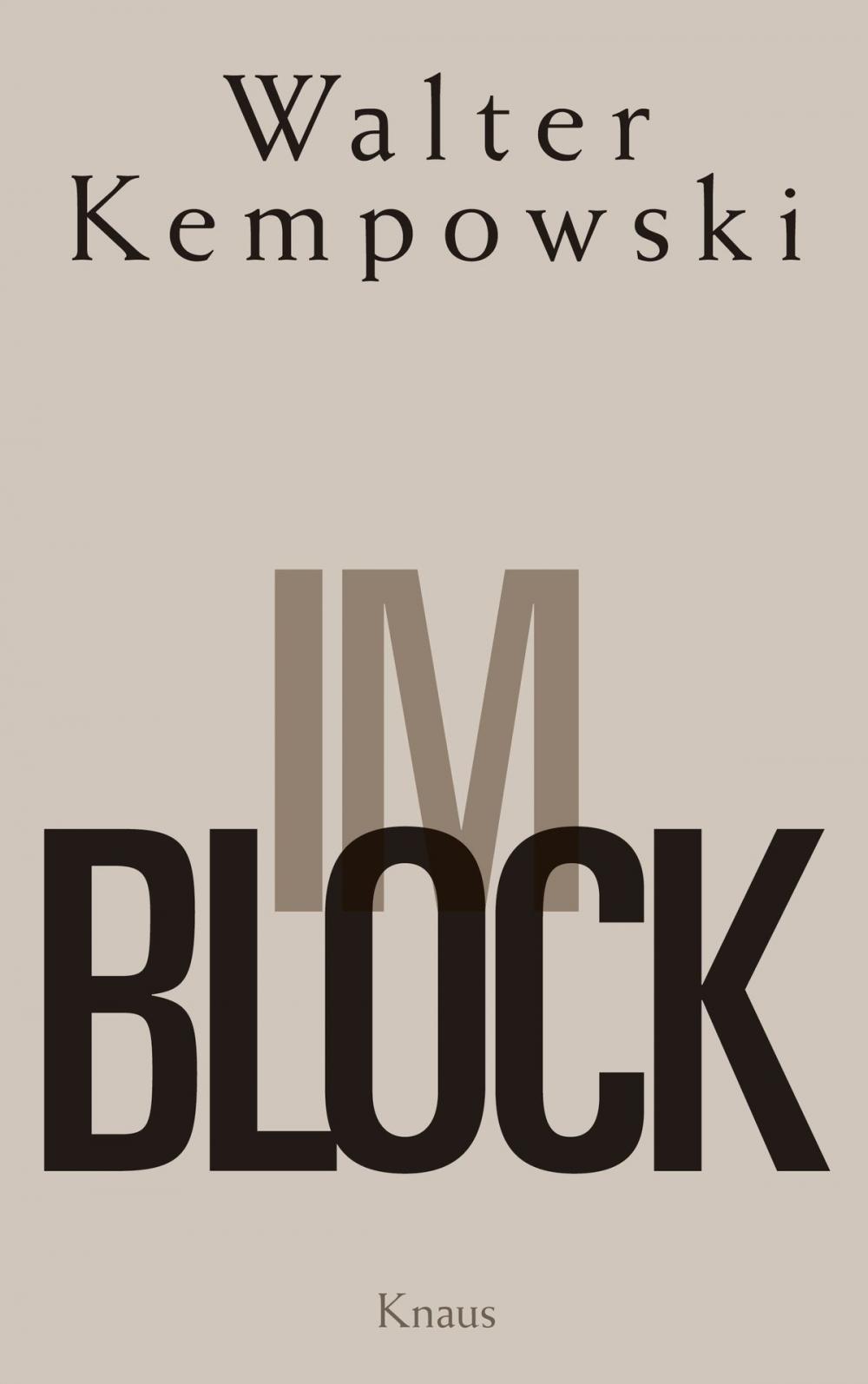 Big bigCover of Im Block