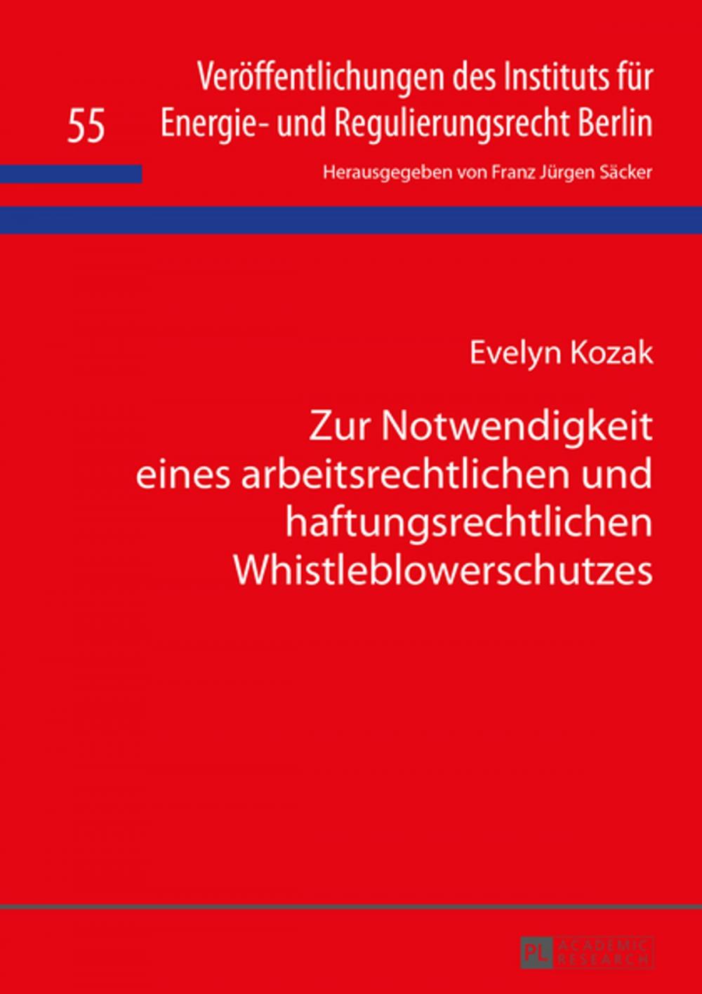 Big bigCover of Zur Notwendigkeit eines arbeitsrechtlichen und haftungsrechtlichen Whistleblowerschutzes