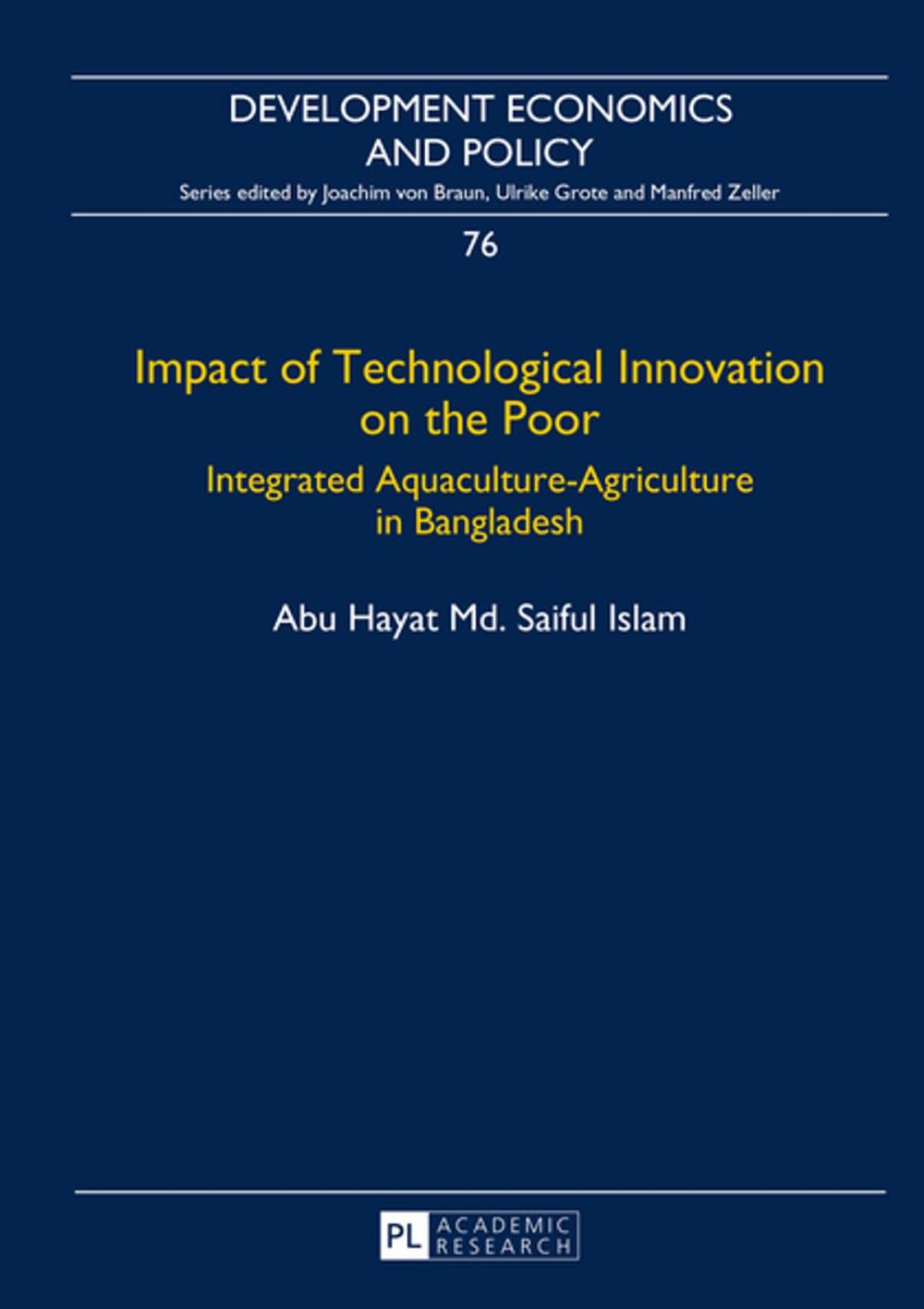 Big bigCover of Impact of Technological Innovation on the Poor