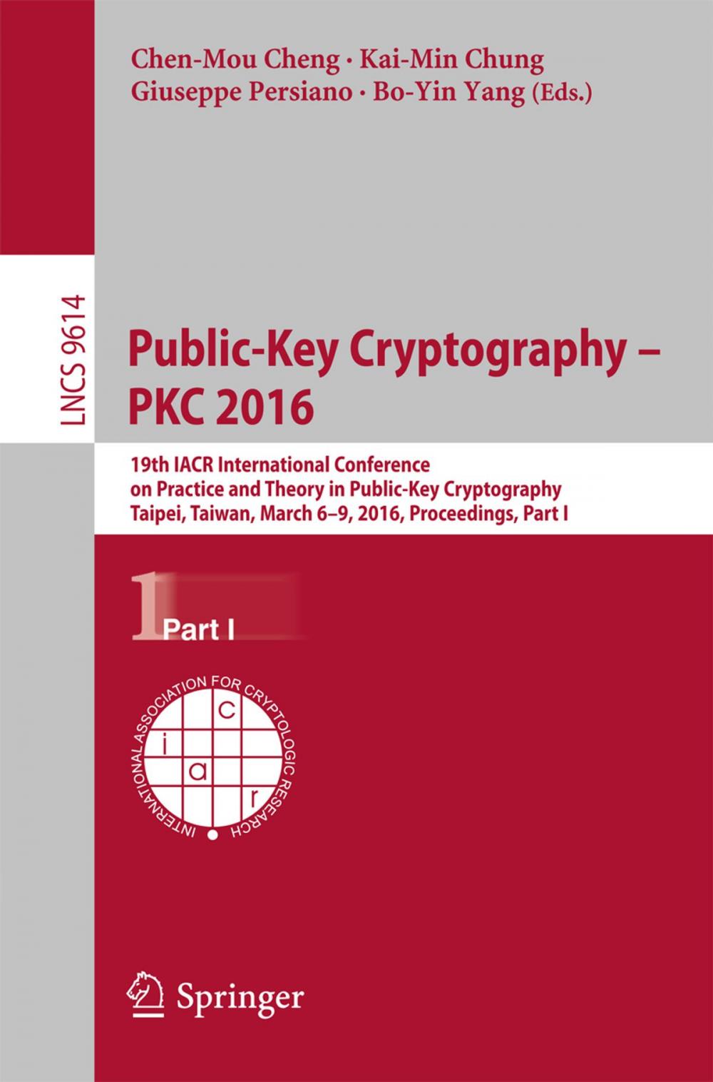 Big bigCover of Public-Key Cryptography – PKC 2016