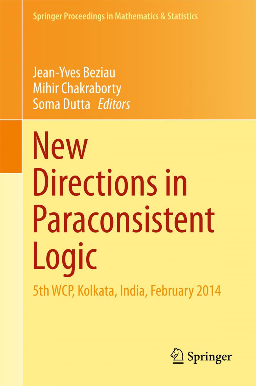 Big bigCover of New Directions in Paraconsistent Logic