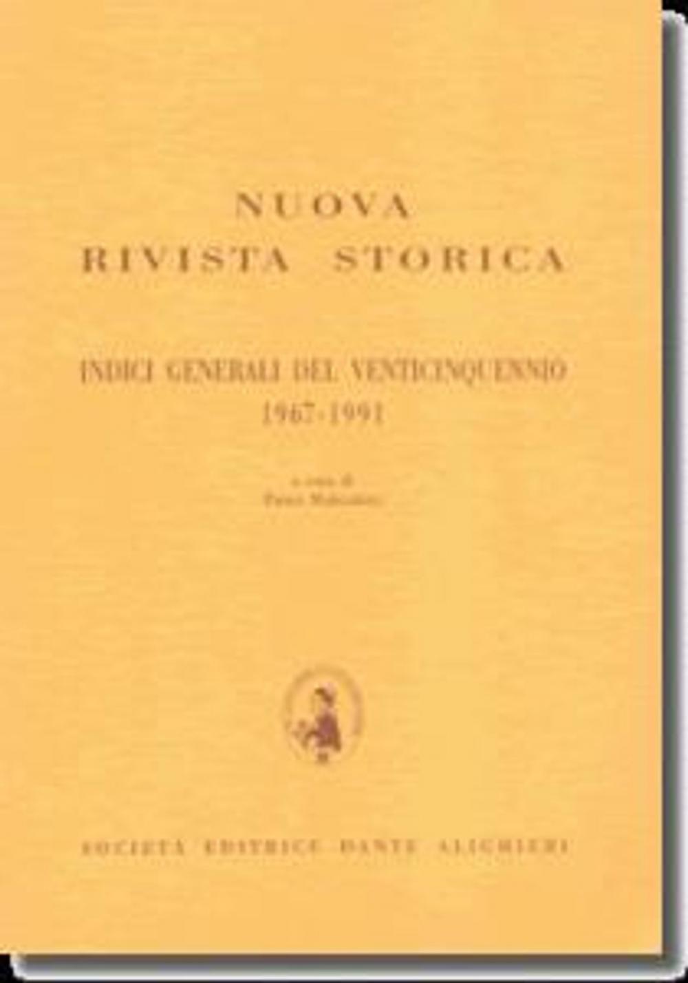 Big bigCover of Indici generali venticinquennio 1967-1991