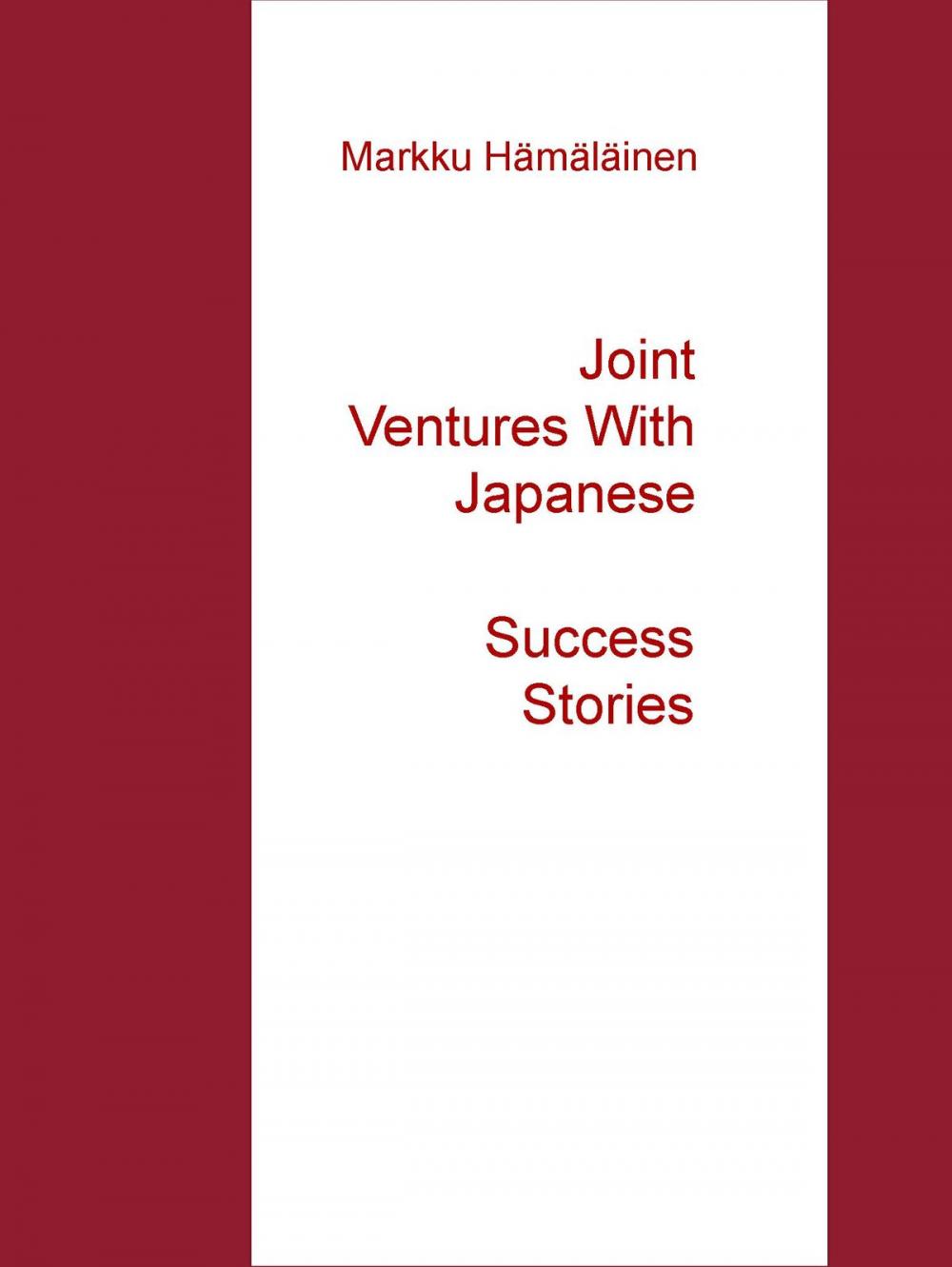 Big bigCover of Joint Ventures With Japanese