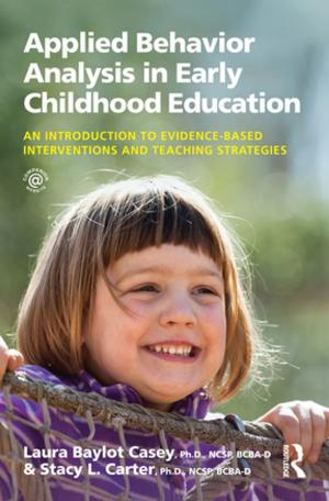 Cover of the book Applied Behavior Analysis in Early Childhood Education by Sally Tomlinson