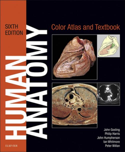 Cover of the book Human Anatomy, Color Atlas and Textbook E-Book by John A. Gosling, MD, MB, ChB, FRCS, Philip F. Harris, MD, MB, ChB, MSc, John R. Humpherson, MB, ChB, Ian Whitmore, MD, MB, BS, LRCP, MRCS, Peter L. T. Willan, MB, ChB, FRCS, Elsevier Health Sciences