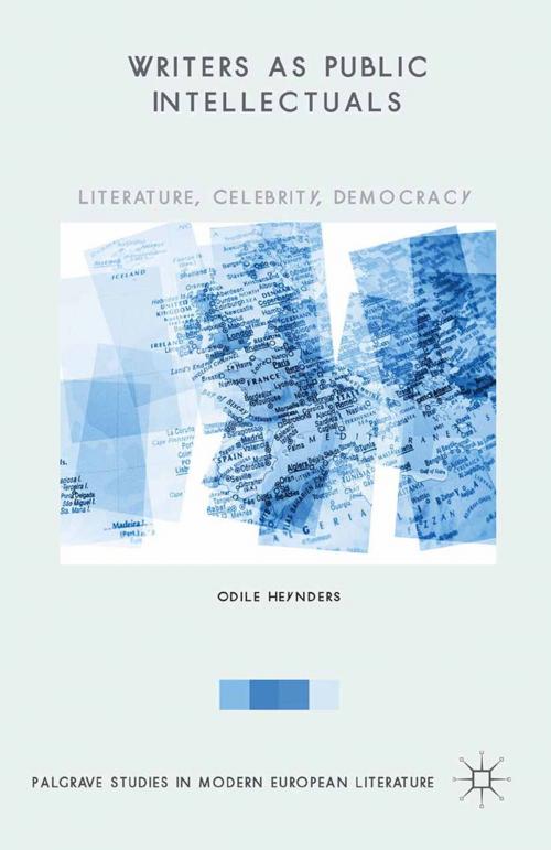 Cover of the book Writers as Public Intellectuals by Odile Heynders, Palgrave Macmillan UK