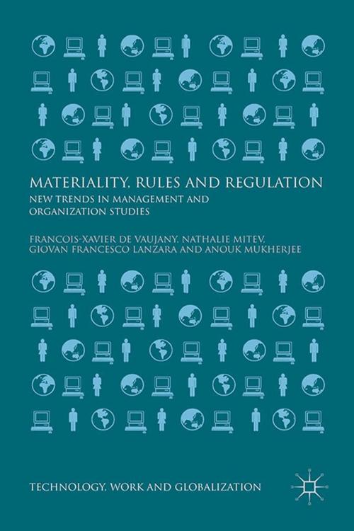 Cover of the book Materiality, Rules and Regulation by , Palgrave Macmillan UK