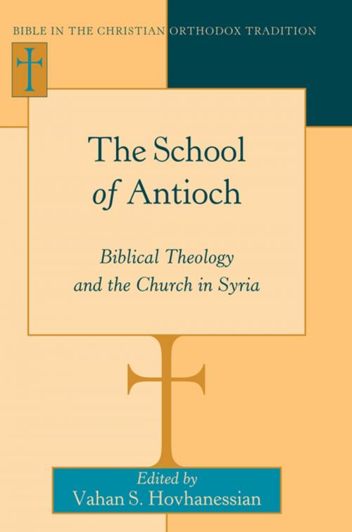 Cover of the book The School of Antioch by , Peter Lang