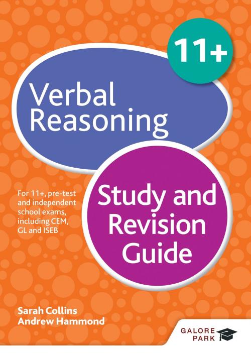 Cover of the book 11+ Verbal Reasoning Study and Revision Guide by Andrew Hammond, Sarah Collins, Hodder Education