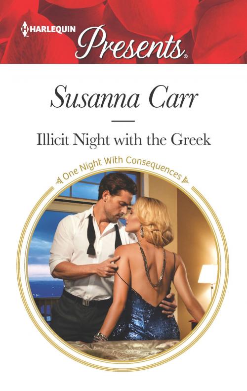 Cover of the book Illicit Night with the Greek by Susanna Carr, Harlequin