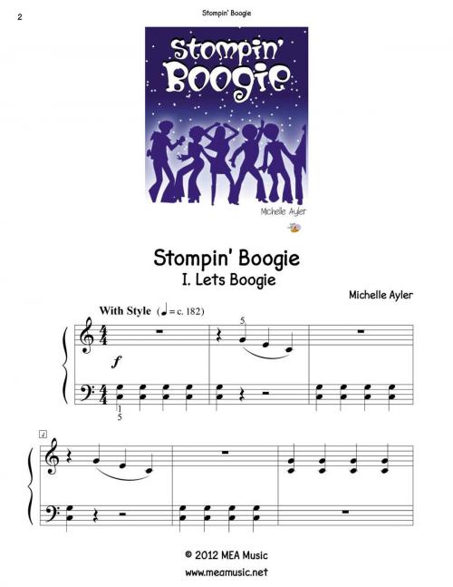 Cover of the book Stompin' Boogie by Michelle Ayler, MEA Music