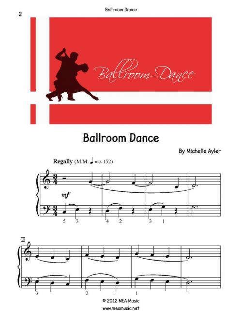 Cover of the book Ballroom Dance by Michelle Ayler, MEA Music