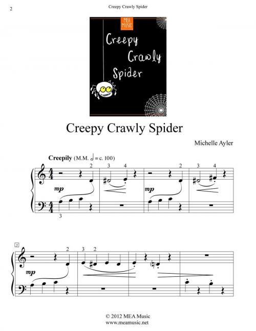 Cover of the book Creepy Crawly Spider by Michelle Ayler, MEA Music