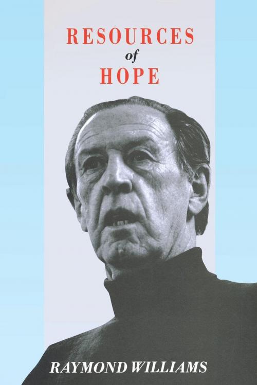 Cover of the book Resources of Hope by Raymond Williams, Verso Books