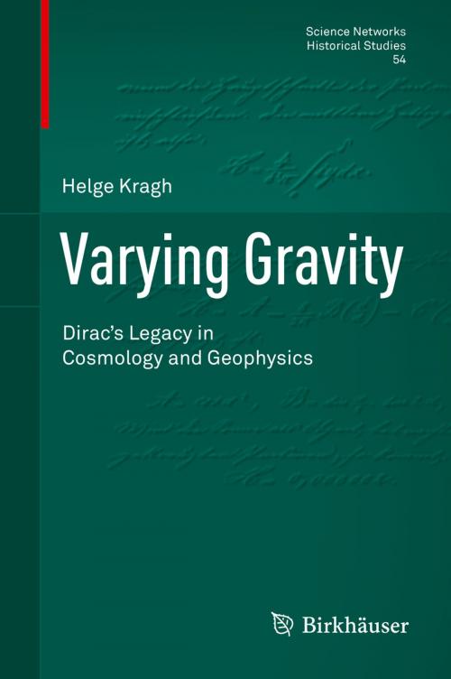 Cover of the book Varying Gravity by Helge Kragh, Springer International Publishing