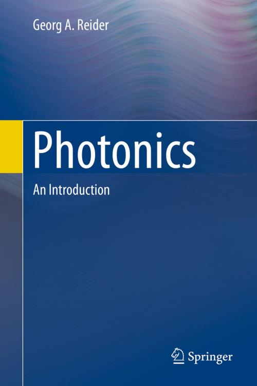 Cover of the book Photonics by Georg A. Reider, Springer International Publishing