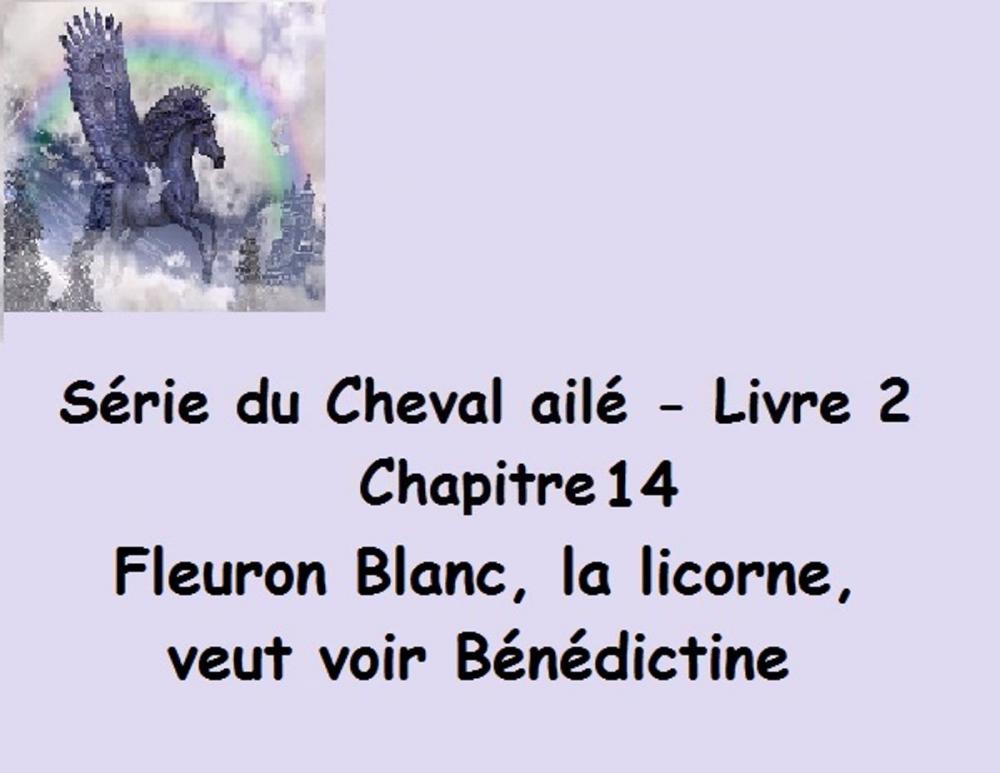 Big bigCover of Fleuron Blanc, la licorne, veut voir Bénédictine