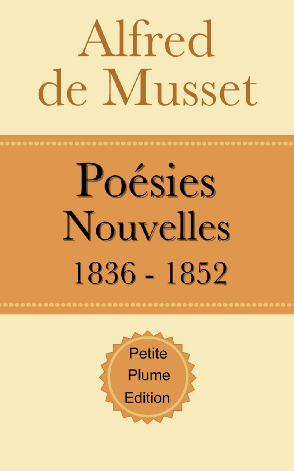 Big bigCover of Poésies Nouvelles 1836-1852